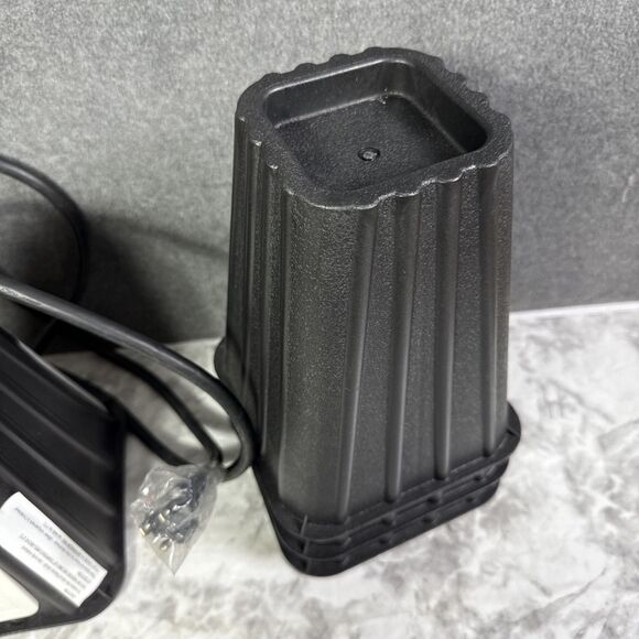 Set of 4 Intertek Black  Bed Risers with Power Outlets & USB Ports, 8", READ** - Picture 3 of 4